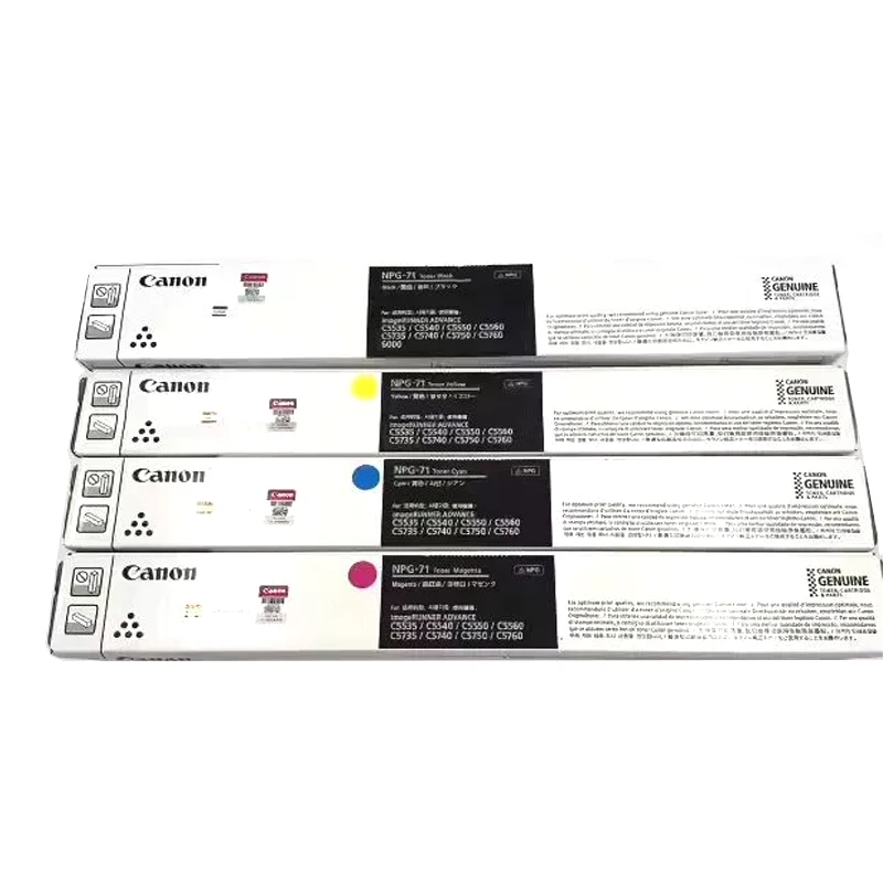 Original New NPG-71 Toner Cartridge For Canon image RUNNER ADV ANCE C5535 C5540 C5550 C5560 C5735 C5740 C5750 Large Capacity