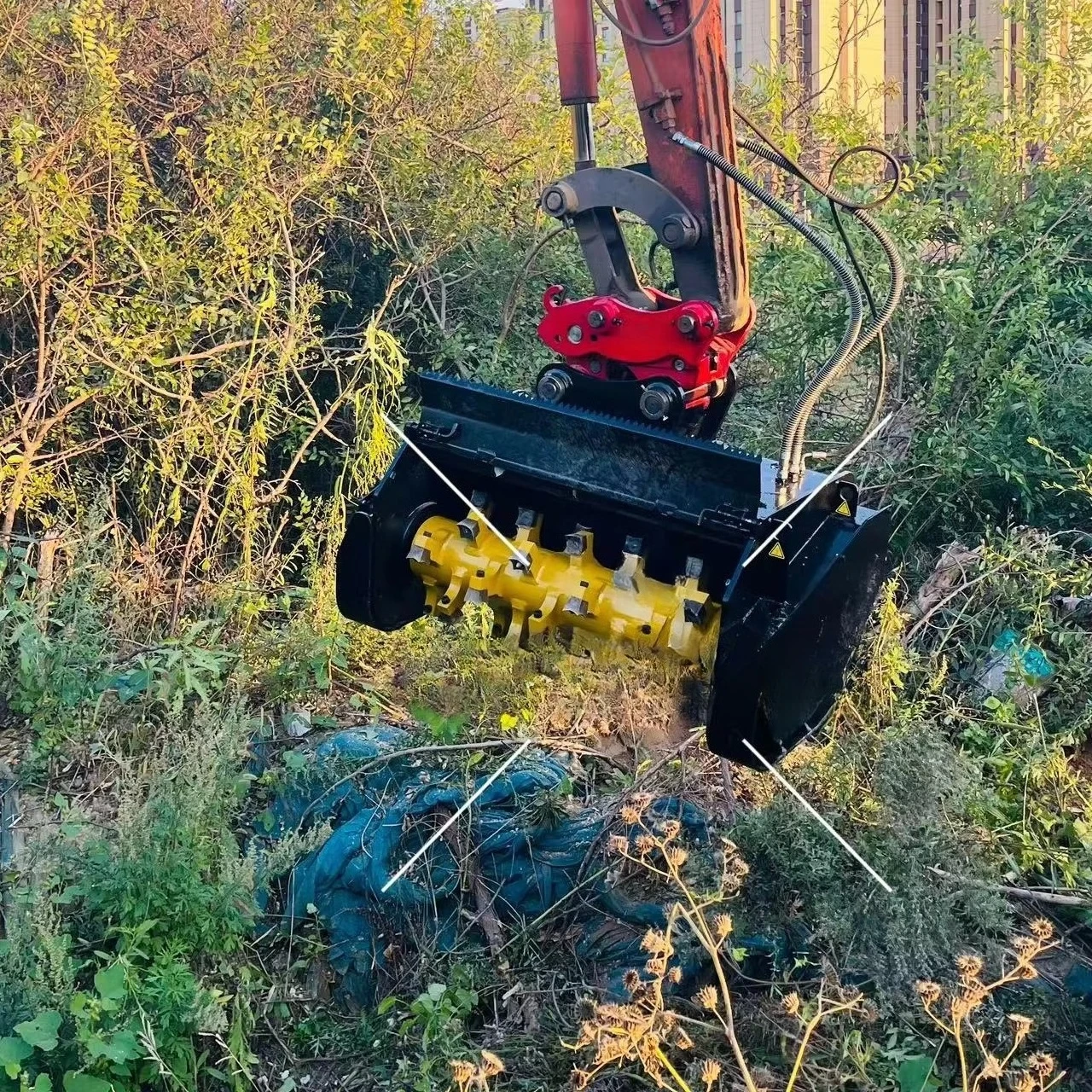 Excavator Mulcher Hydraulic Tree Cutter New Construction Pump 4-20 Ton Best Price