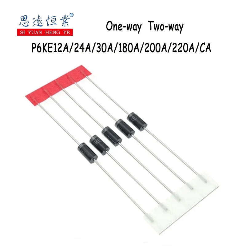 20PCS P6KE12A/24A/30A/180A/200A/220A /CA one-way two-way TVS transient suppression diodes