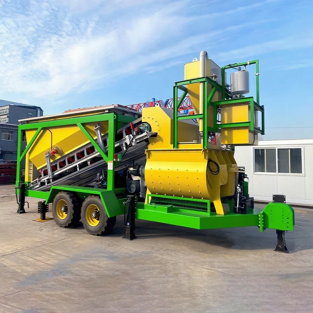 نباتات للبيع خلط الخرسانة وخلط تصنيع النباتات على نطاق صغير