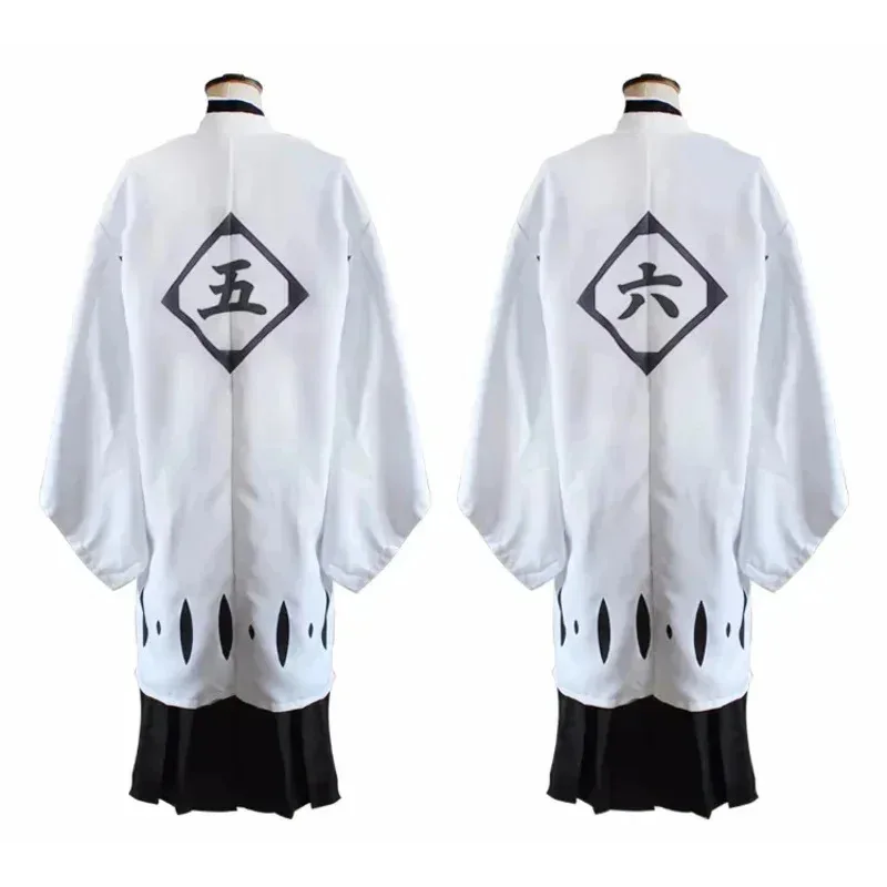 COSZTKHP No.13 بليتش الأبيض هاوري تأثيري حلي الكابتن عباءة قصيرة/طويلة الأكمام عباءة هالوين كرنفال حفلة زي