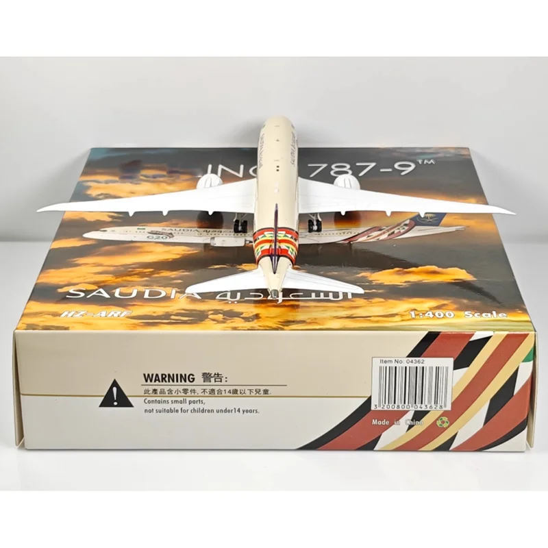 فينيكس دييكاست 1/400 مقياس الخطوط الجوية العربية السعودية B787-9 HZ-ARF G20 رسمت سبيكة نموذج طائرة جمع الحلي العرض #5