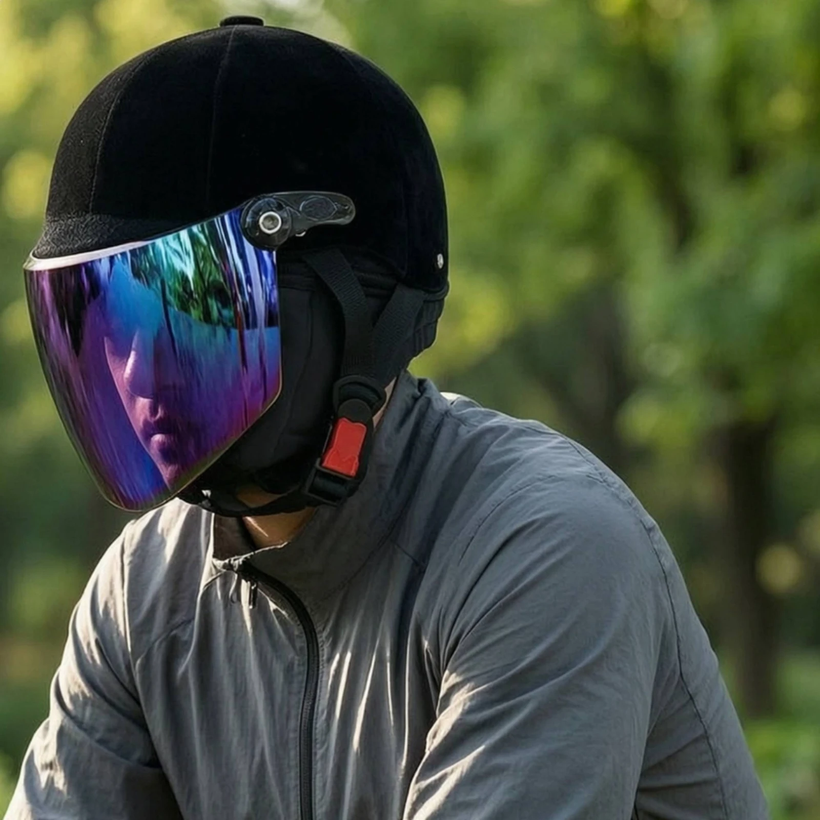 Velvet Riding Helmet Removable Horse Riding Helmet Safety Headgear Sleek Lightweight for Equestrians, Stables