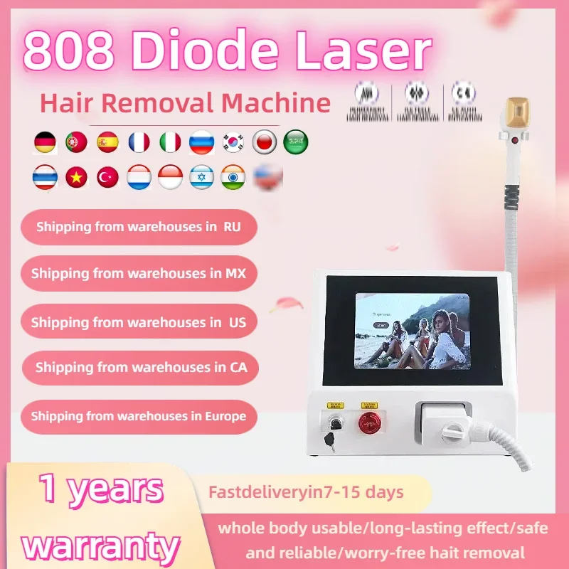 

The latest 2000W laser 3 wavelength ice platinum hair removal 755nm 808nm 1064nm laser diode hair removal