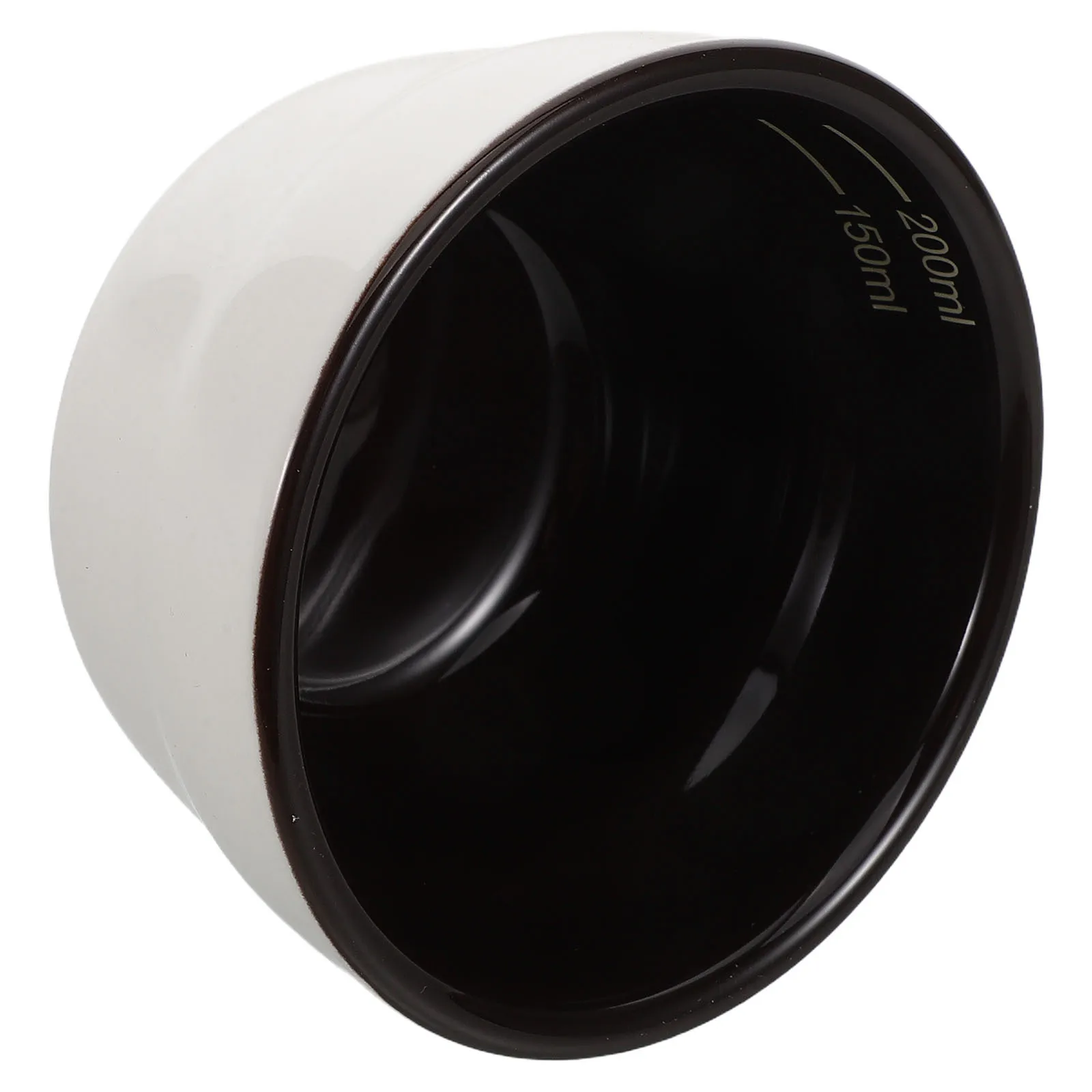 

Ceramic Coffee Cupping Cup 200ml Porcelain Measuring Container Compact Coffee Grounds Water Scale Measuring Cups