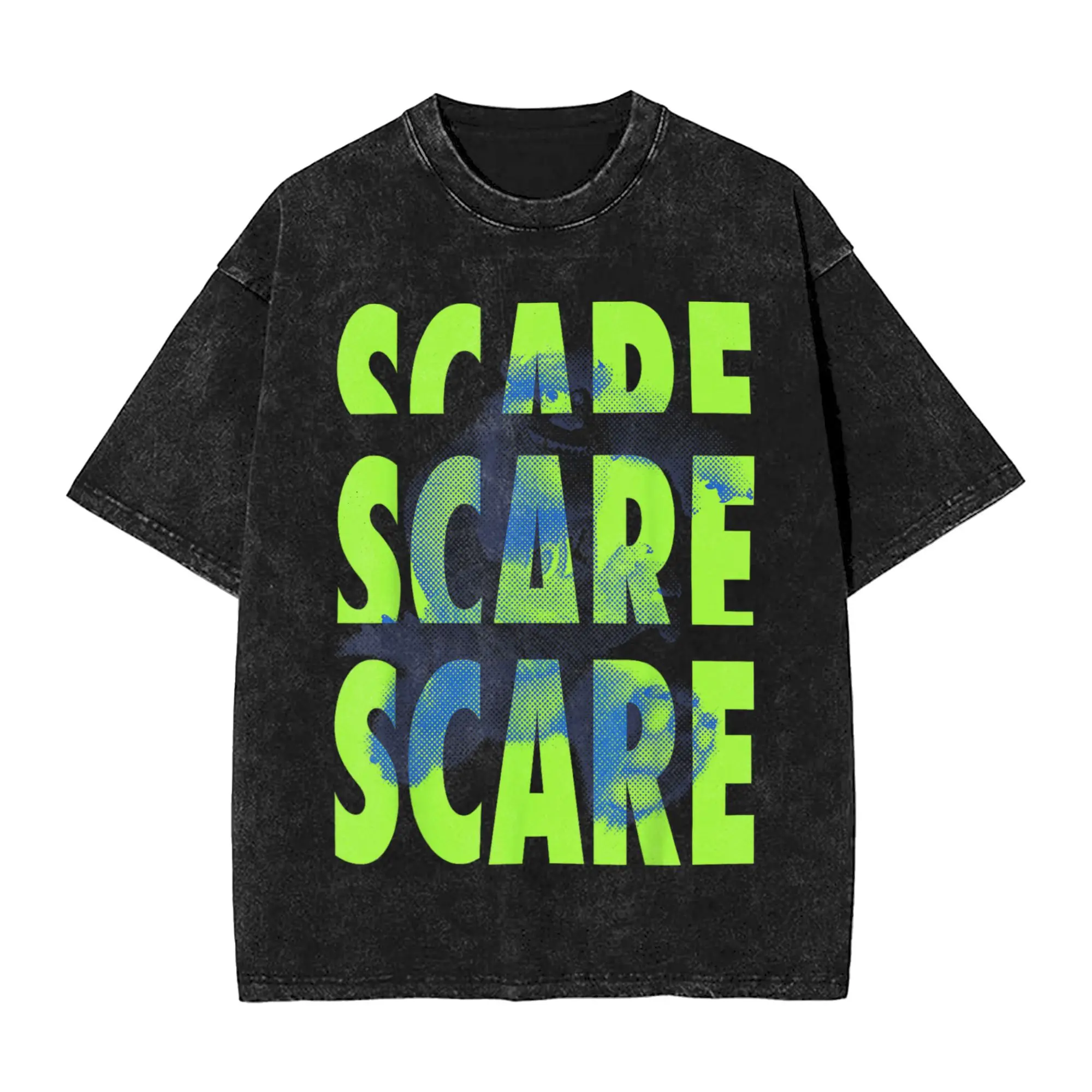 

Мужская и женская футболка Monsters University Sulley Run Scare Washed футболки летняя футболка уличный стиль хлопковые топы подарок на день рождения