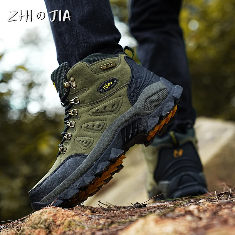 Designers Popular Sneakers Hiking Shoes Men Outdoor Trekking Shoes Man Tourism Camping Sports Hunting Shoes Trendy Mens Sneakers