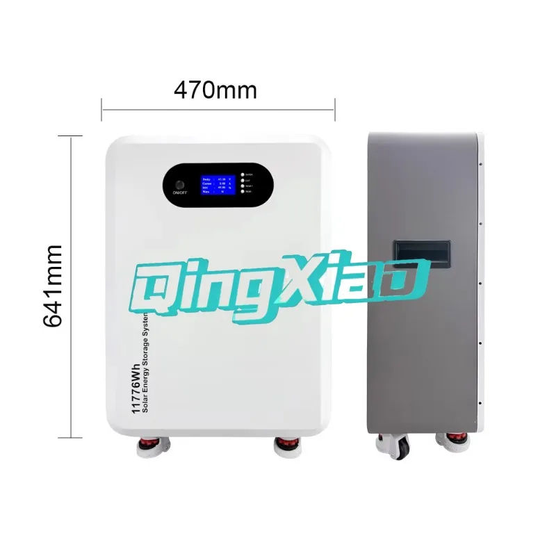 51.2VLiFePO4 Floor Standing Home Energy Storage Battery With Wheels For Solar PV System Emergency Backup Power Supply
