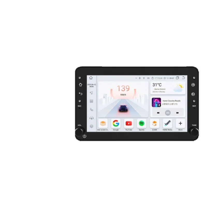 7 "Algpo 2Din Android Auto Auto Radio für Alfa Romeo 159 Brera Spider Sportwagon Multimedia CarPlay RDS DSP GPS Navigation UI7862