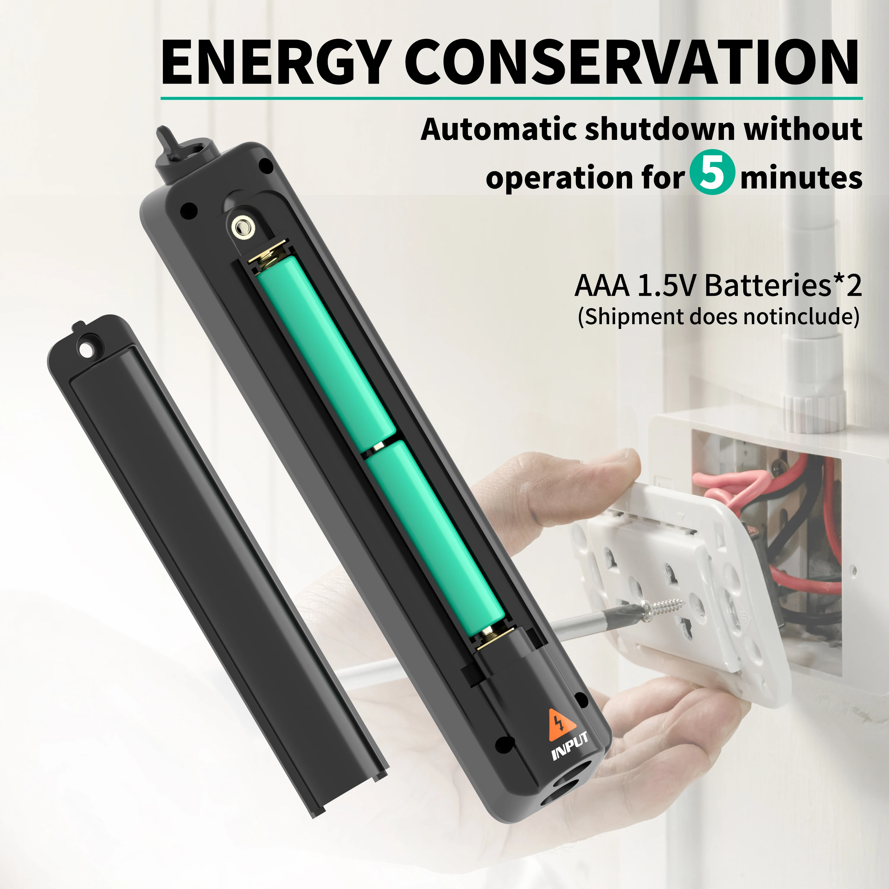 MASTFUYI FY117 pluma detectora de voltaje portátil inteligente multímetro Digital NCV electroscopio herramienta de detección de circuito probador de