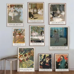 Impressionist Masterpiece Edgar Degas Ballerina Dancer Classic Vintage Posters Vintage Room Bar Cafe Decor Nordic Home Decor