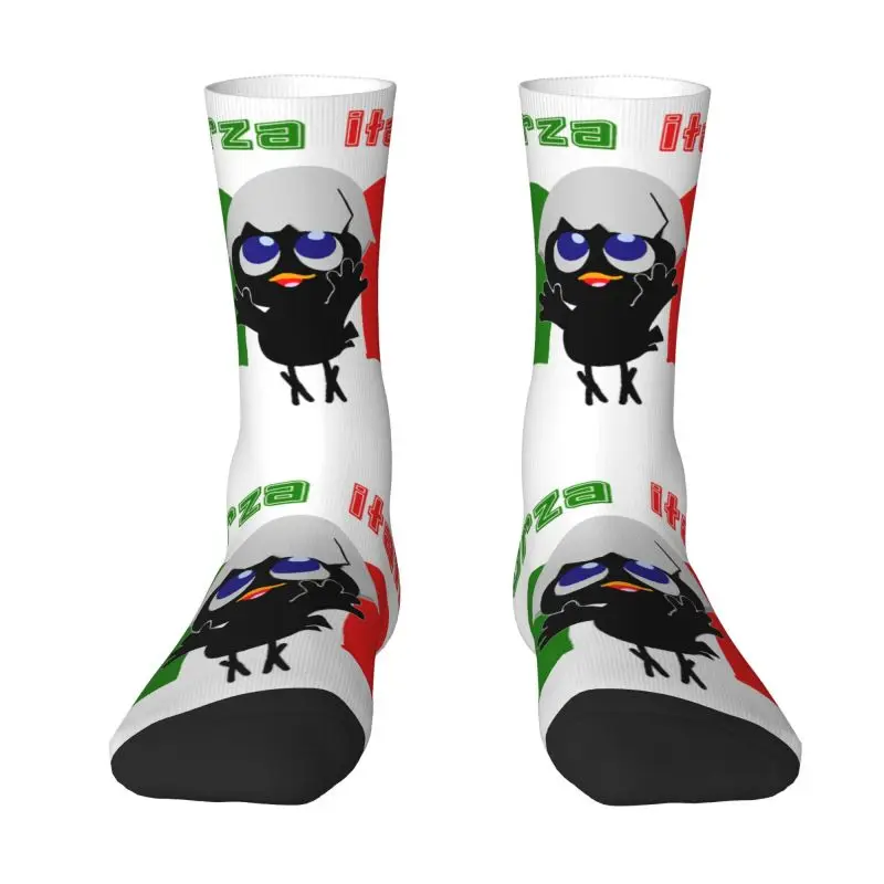 

Cute Calimero Forza Italia Poster Socks Men Women Warm 3D Printing Football Sports Socks