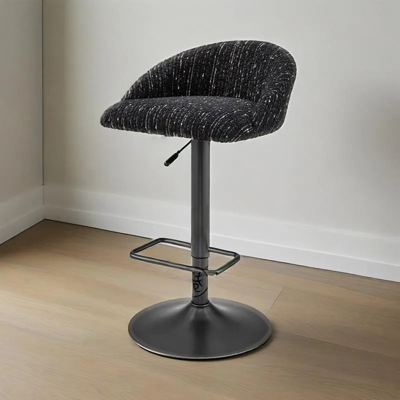Silla De Bar De soporte Vintage, silla De Bar giratoria ergonómica ligera De tela, Bancos De Barra plegables De Cocina, muebles De Bar