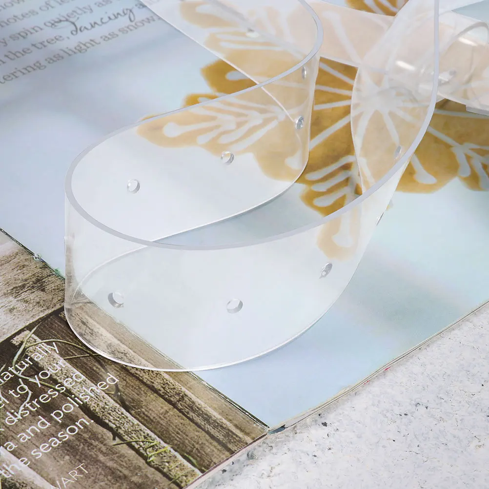 

2Pcs Round Buckle Transparent Waist Belt PVC Adjustable Clear Belt for Women Dress Jeans Stylish Fashion Waistband