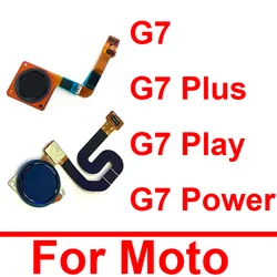 Fingerprint Sensor Return Key Menu Flex Cable For Motorola Moto G7 G7 Plus G7 Power G7 Play Home Button Flex Ribbon Parts