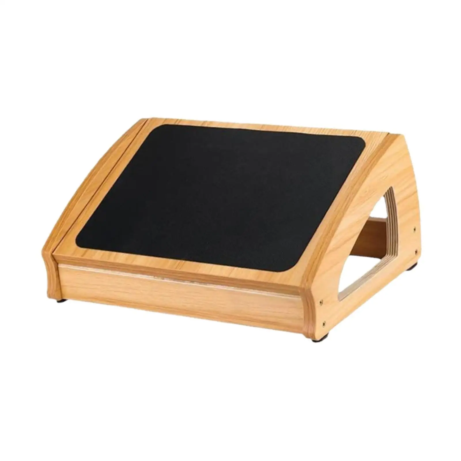 Under Desk Footrest Versatile Compact Comfortable Wood Foot Rest Desk Leg Rest for Gaming Office Travel Home Computer Desk