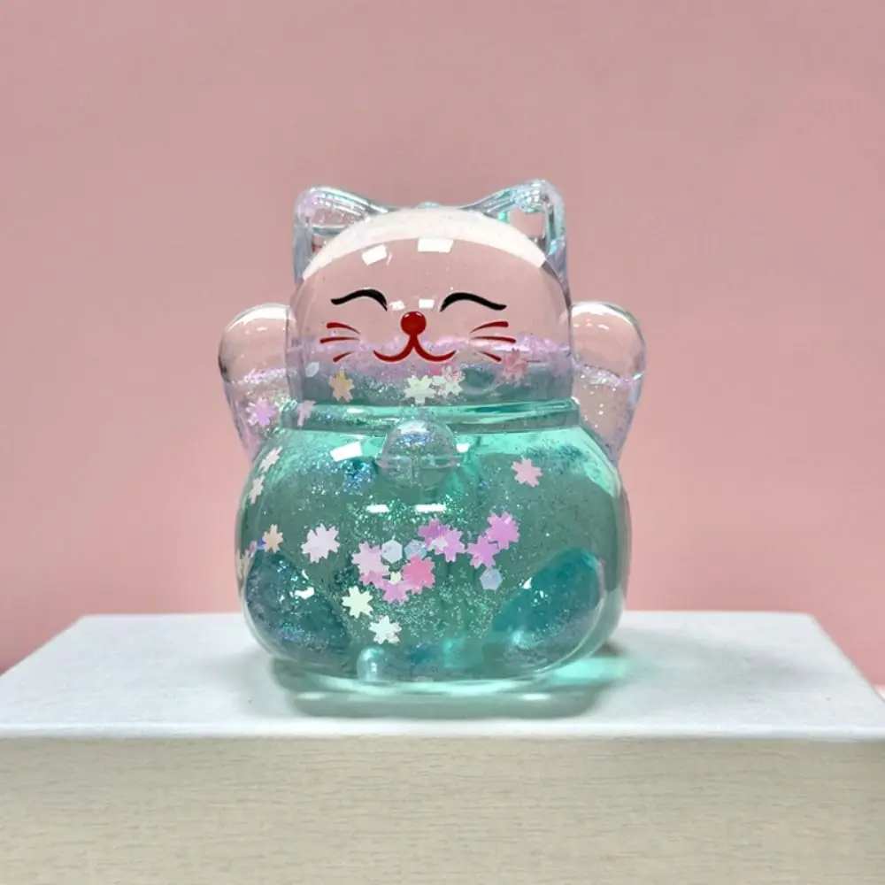 Nagaya Fortune Cat ярких цветов, куклы-кошки, милые блестящие куклы, настольные украшения, милый кавайный мультяшный кот, модель игрушки, ювелирные изделия, подарки