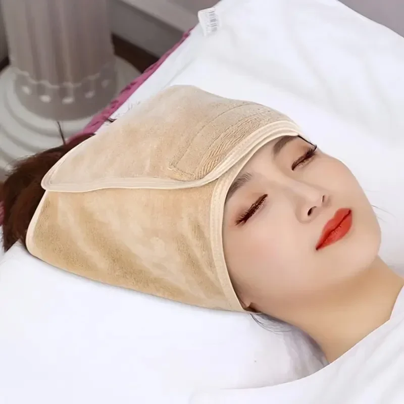 Reusable Eyelash Extension Headband Hat Soft Lash Pillow Towel Grafted False Lashes Salon Hair Caps Spa Makeup Tool Accessories