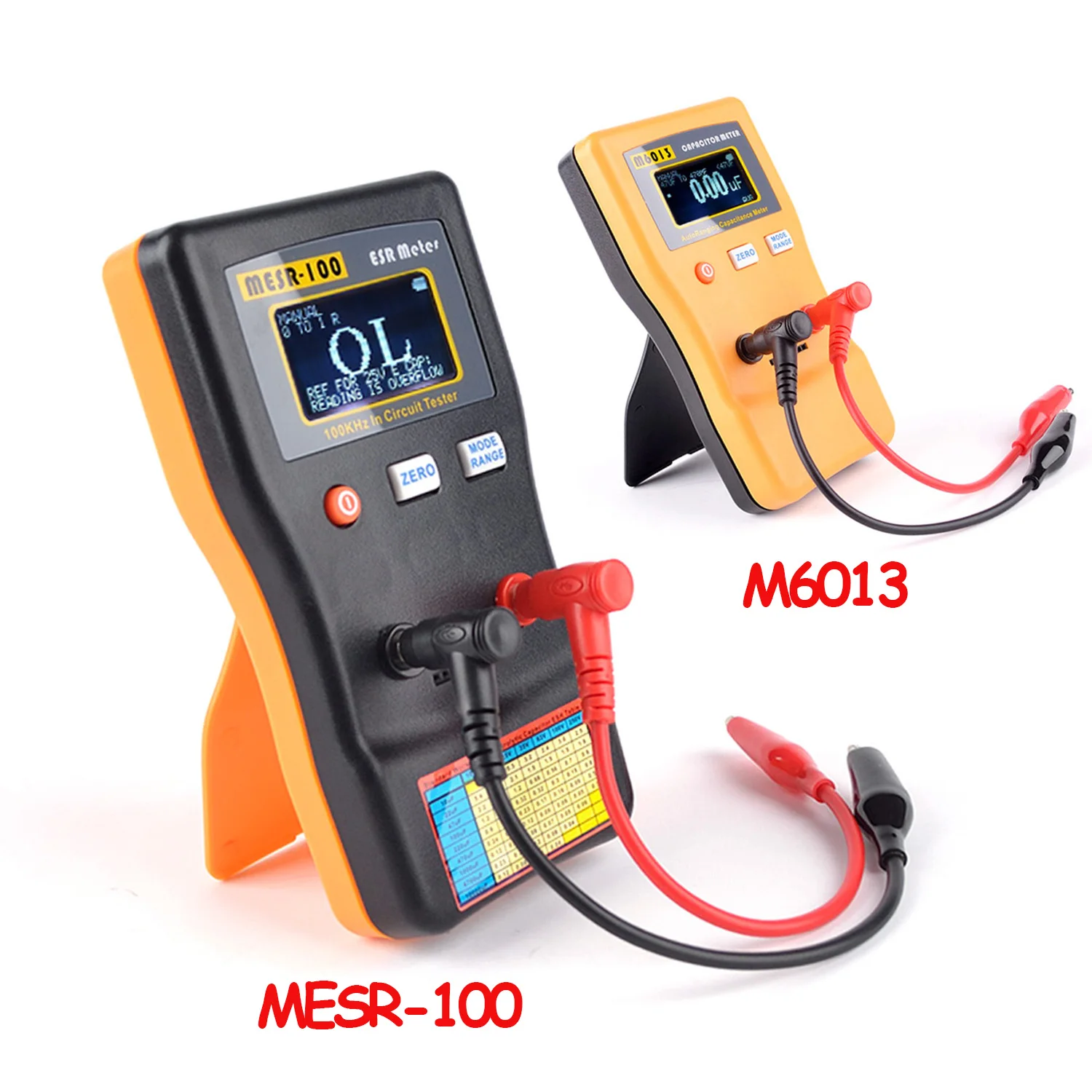 MESR-100/M6013 ESR Capacitance Ohm Meter Professional Measuring Internal Resistance of Capacitor Capacitance Circuit Tester