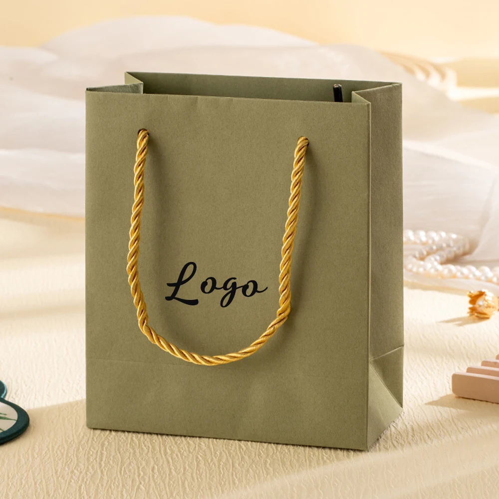 أكياس هدايا صغيرة بمقابض 14x12.5x6 سنتيمتر الوردي شكرا لك ورقة هدية التفاف حقيبة بوتيك التسوق السائبة لحفل الزفاف دش الزفاف #3