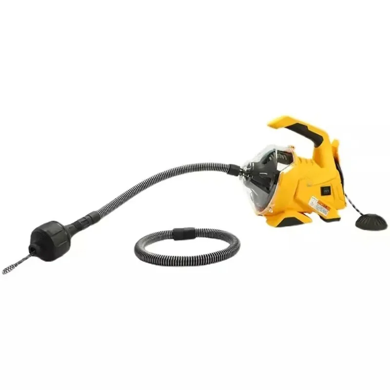 220V Automatic Electric Drain Cleaner, Pipe Unclogger Machine for Kitchen Sink Floor Drain Sewer Cleaning