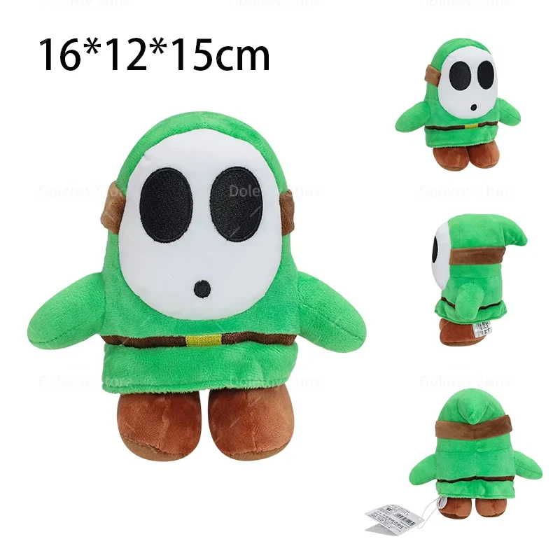 36 Styles Plush Toys Black Blue Shy Guy Chain Chomp Goombella Toad Nabbit Birdo Yoshi Kid Mario Classic Game Shy Guy Plush Dolls