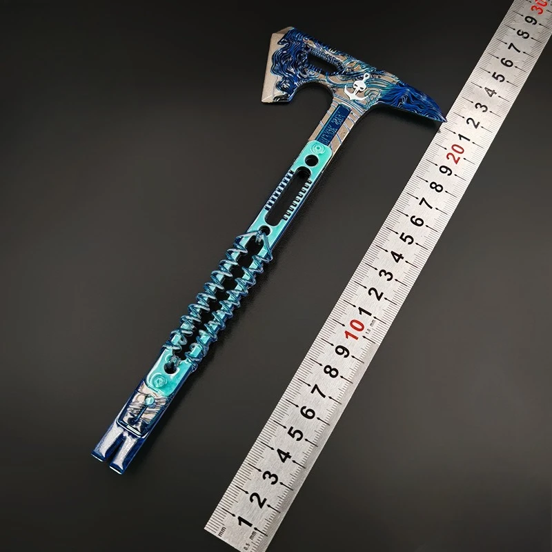 22 cm/8,66 pouces Delta Force noir mer tactique hache mêlée armes modèles miséricorde ombre lame jeu périphériques couteau d'entraînement garçon cadeaux