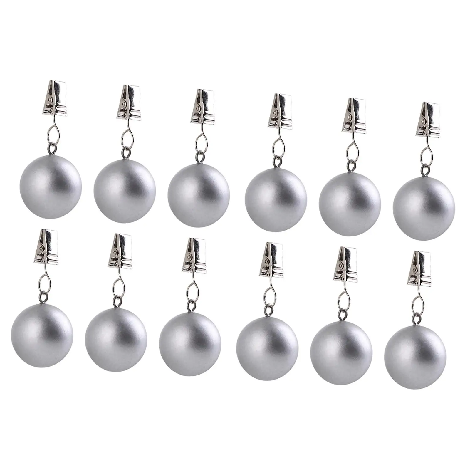 Tablecloth Weights Multipurpose Stainless Steel Clips Pendants Hangers for Shower Curtains Garden Flag Table Cover Gazebo Patio