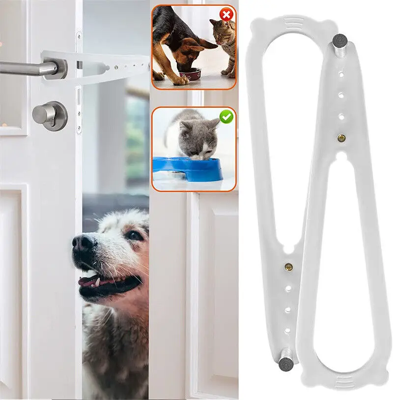 

Cat Door Holder Latch Fast Flex Latch Strap Cat Resilient Door Lock Pet Room Door Latch Pet Supplies