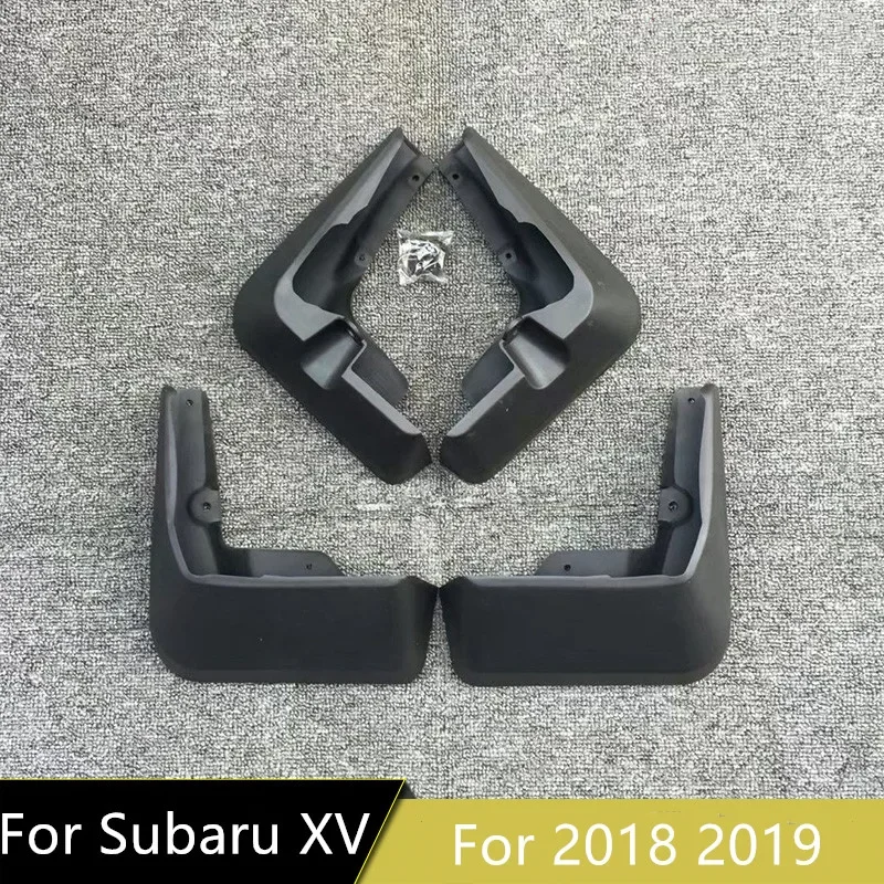 For Subaru XV Crosstrek 2018 2019 Mudflaps Splash Guards Mud Flap Splasher Car Mudguards Fender Auto Accessories 4pcs/set