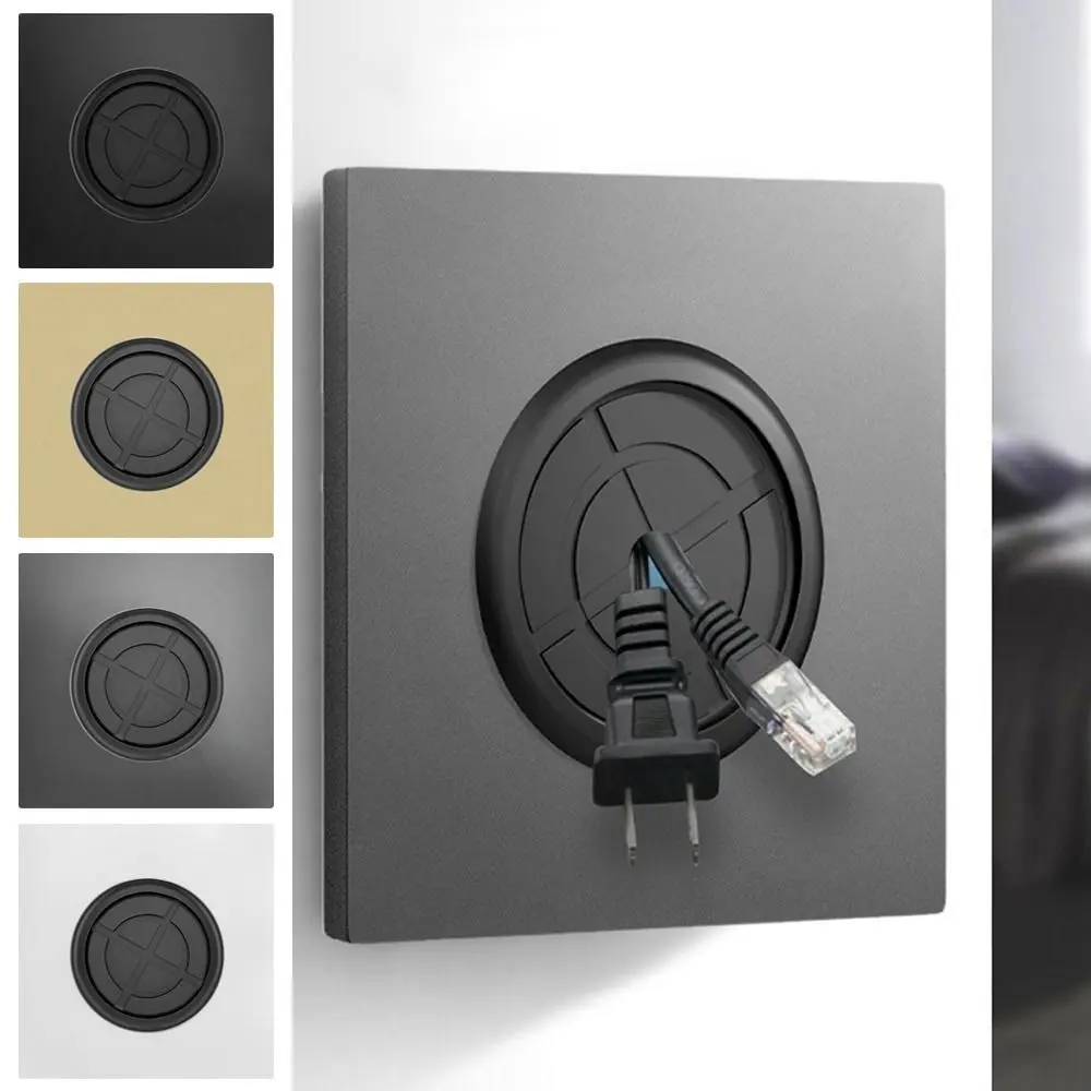Home Improvement With Rubber Pad Blank Panel 35mm With Screws Wall Hole Cover 86 Type Wall Panels