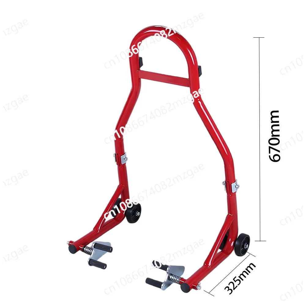 

Motorcycle lifting frame Front and rear wheels in the frame Maintenance and repair tools Parking and landing support frame