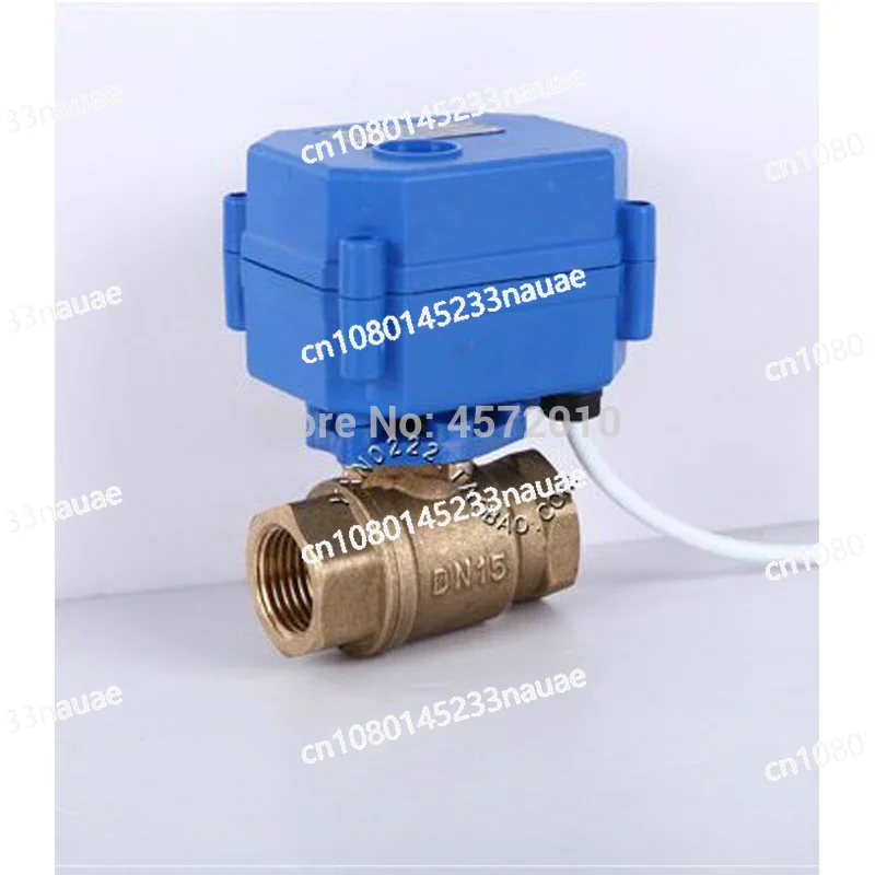 Brass Two Way Electric Ball Valve DN15 DN20 DN25 CR01 CR02 CR03 CR04 CR05 DC5V 12V 24V AC220V motorized valve for water