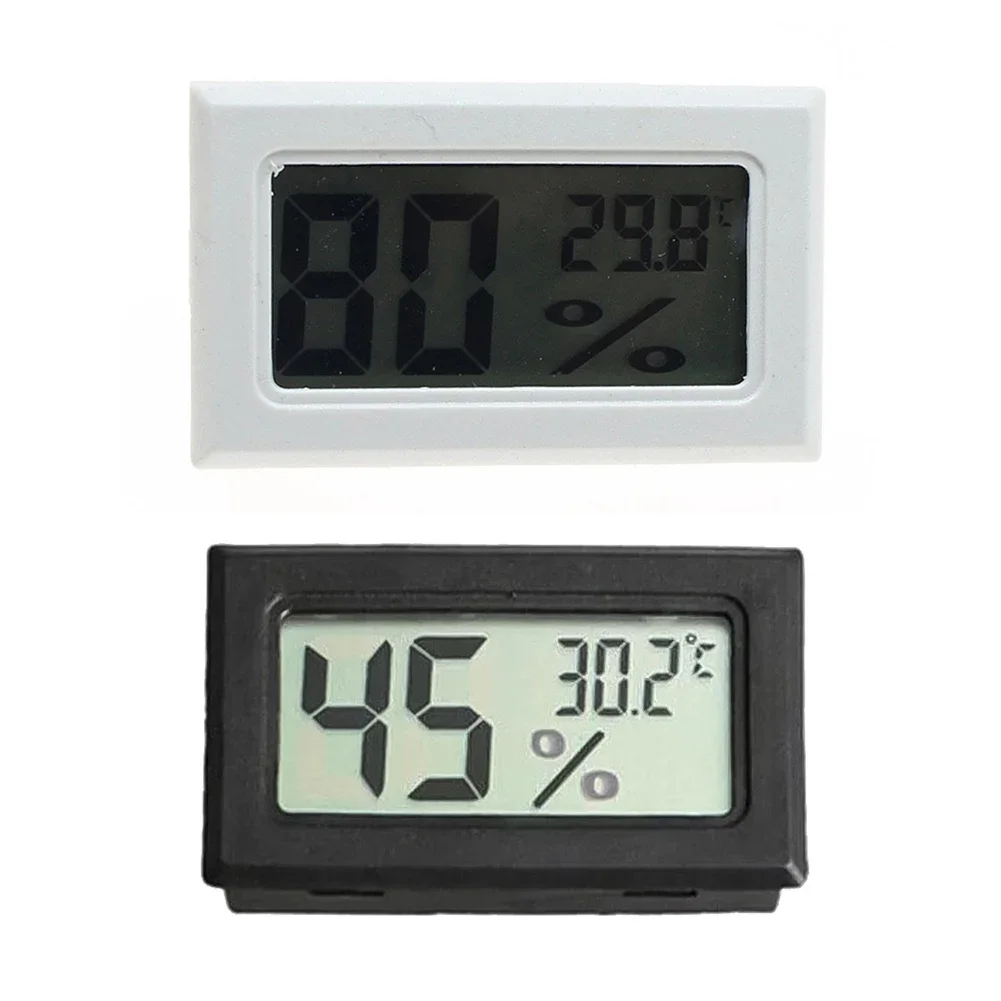 LCD Hygrometer Humidity Meter Tester Fast Response High Accuracy Portable Size Perfect for Incubators Reptile Tanks