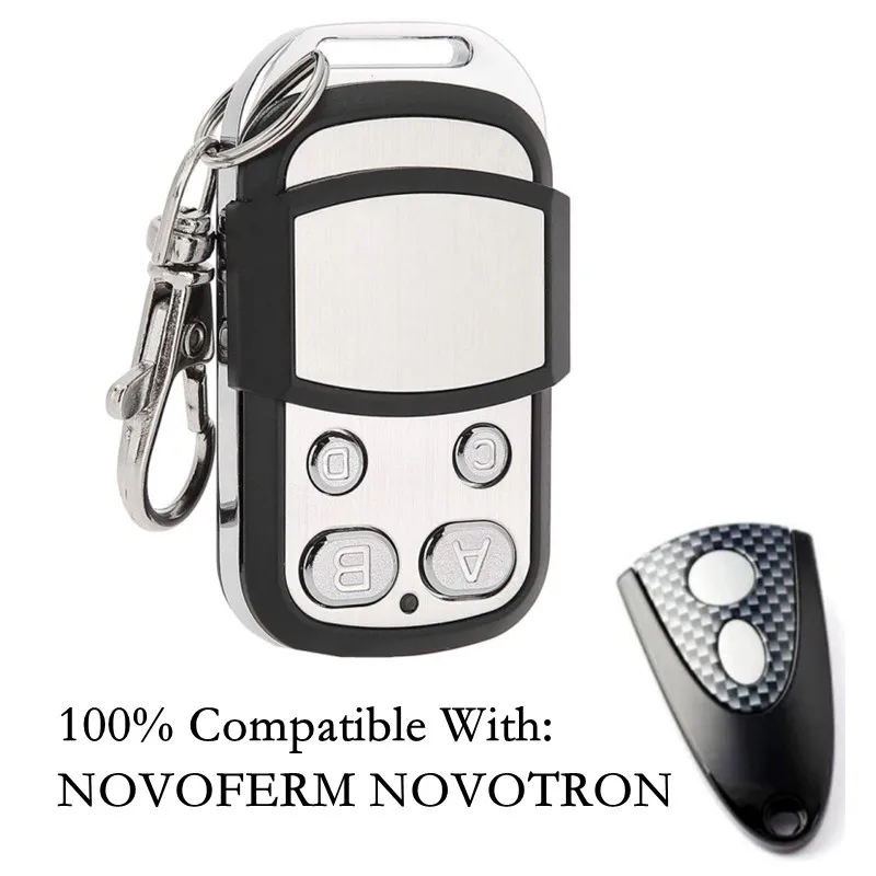 NOVOFERM NOVOTRON 502 MAX43-2 504 MAX43-4 512 MIX 43-2 Remote Control 433.92 MHz Handheld Transmitter Garage Gate