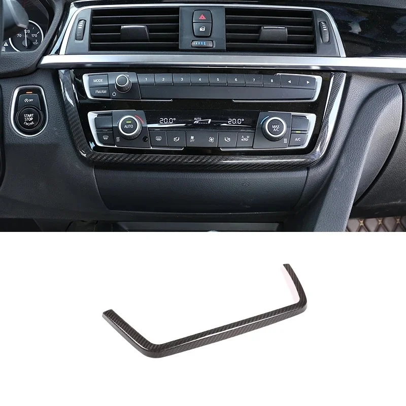 

Real Carbon Fiber Car Interior Accessories Central Control Frame Trim For BMW 3 4 Series F30 F33 F35 F36 M3 M4 2014-2019