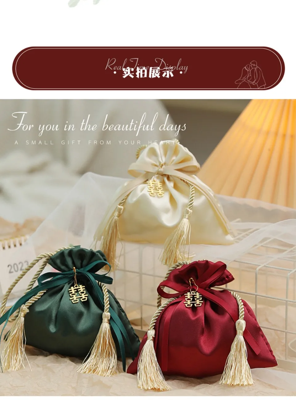 10/30/50 Pcs Luxus Verpackung Kordelzug Samt Beutel Beutel Geschenk Tasche Für Hochzeit Süßigkeiten Boxen Mit Perle string Dekor Gefälligkeiten Taschen – Detail 11