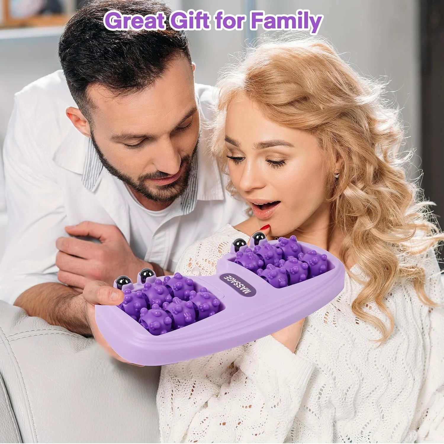 Rouleau de Massage Double pied pour fasciite plantaire, outil Portable à double rouleau pour usage domestique