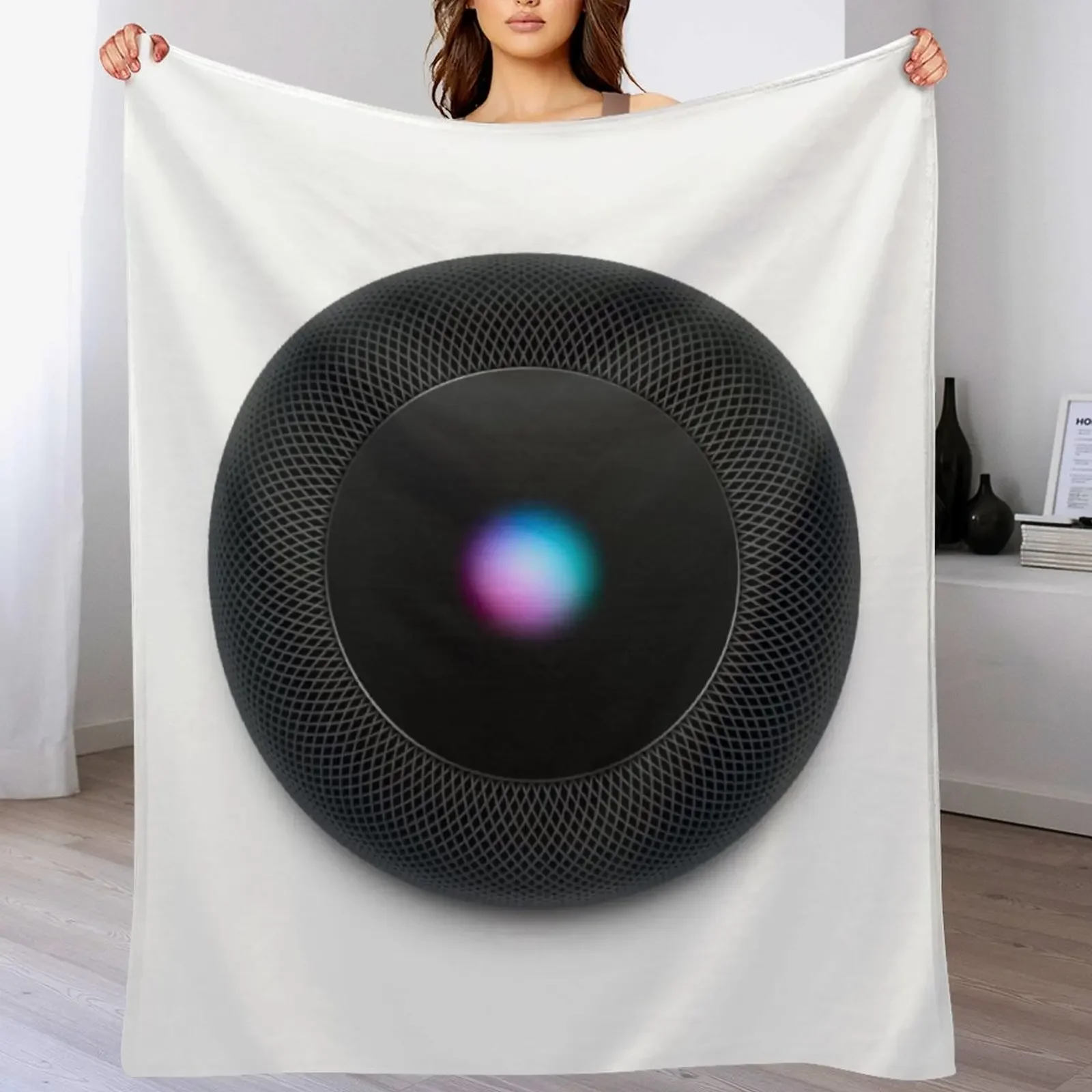 

Apple HomePod - Space Grey - Siri Birds Eye View Throw Blanket For Decorative Sofa Thermal halloween Blankets