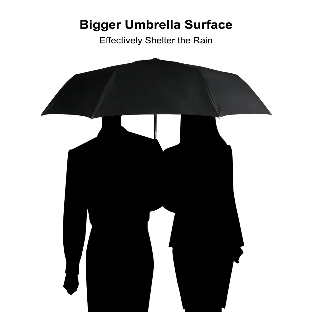 Umbrella for Tesla Model 3 Y Windproof Automatic Sun Beach Three-fold for Model X Model S Large Size 23inch 12ribs  Accessories