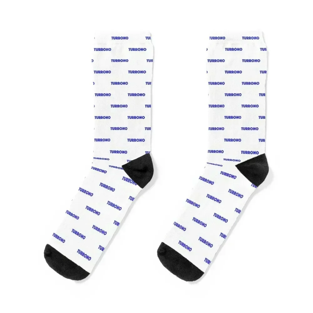 

Turrono - BLUE Socks shoes with print Children's kids Socks Ladies Men's