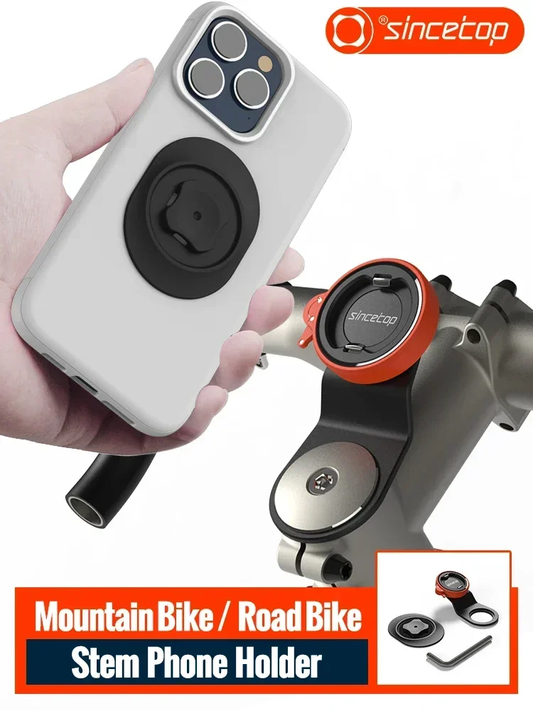 AliExpress sincetop Bike Phone Holder,Bicycle Stem Phone Mount,Universal Aluminum MTB/Road Bike Cycling Phone