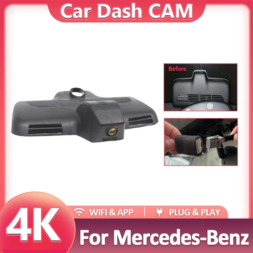 

Car DVR Dash Cam Camera For Mercedes-Benz AMG C-Class w205 c25 C63 C300 GLC X253 C43 c63s 220d 350e 250d 220d 2015-2019 Dashcam