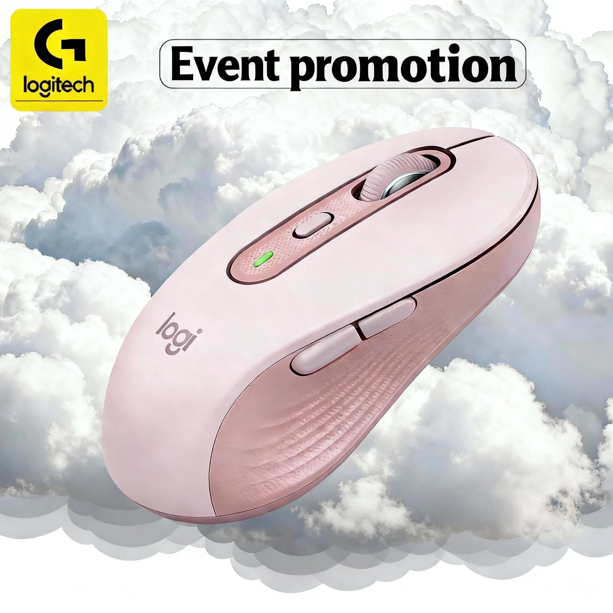 

[Ограниченное предложение] Беспроводная офисная мышь Logitech M750, 2,4 ГГц, высокая точность 2000 DPI, компактная и портативная