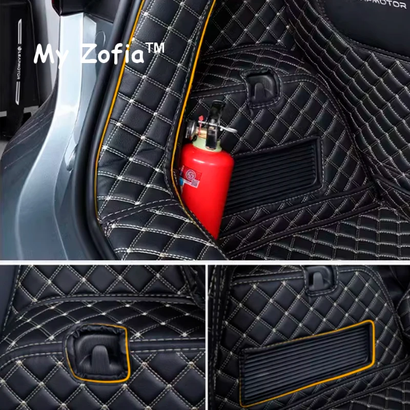 Voor Leapmotor T03 2023 2024 2025 Kofferbak Waterdichte Lade Cargo Anti-Slip Boot Achter Vloer Kofferbak Mat opslag Pad Accessoires