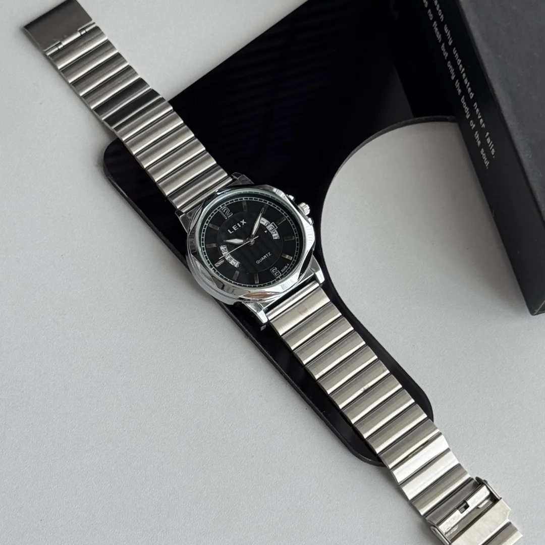 بسيطة رجال الأعمال الفولاذ المقاوم للصدأ ساعة كوارتز العلامة التجارية ساعات رجالية رجل التقويم ساعة يد رياضية ساعة الذكور reloj hombre