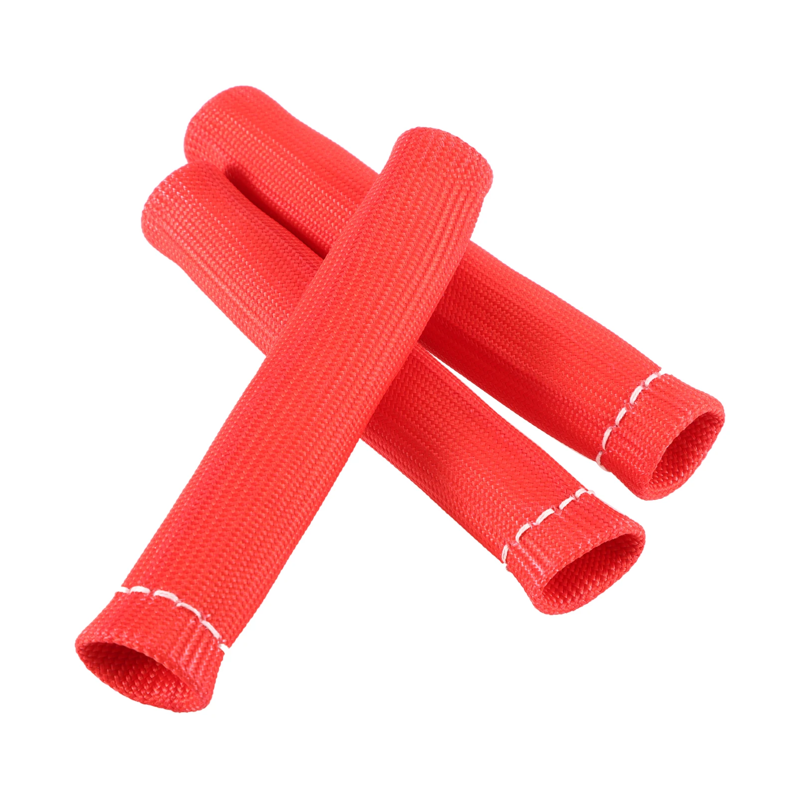 8Pcs Spark Plug Wire Heat Sheild Cover Fiberglass Fit For Chevy, GMC, Cadillac, Buick, Ford, Dodge Heat Shield Protector Sleeve