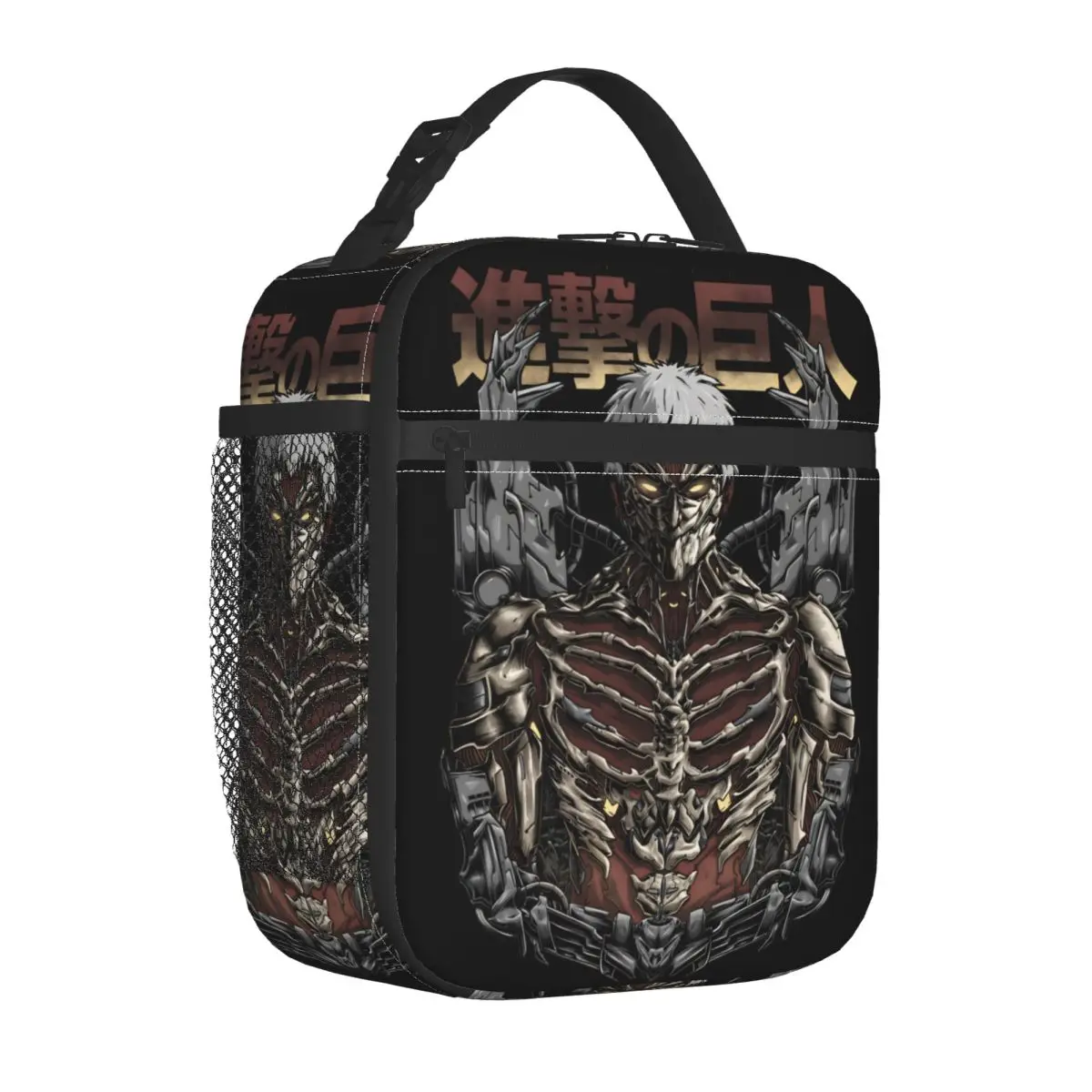 

Изолированные сумки для обеда «Атака Титанов», портативная многоразовая сумка-холодильник, сумка-тоут, ланч-бокс, школьная дорожная сумка Bento