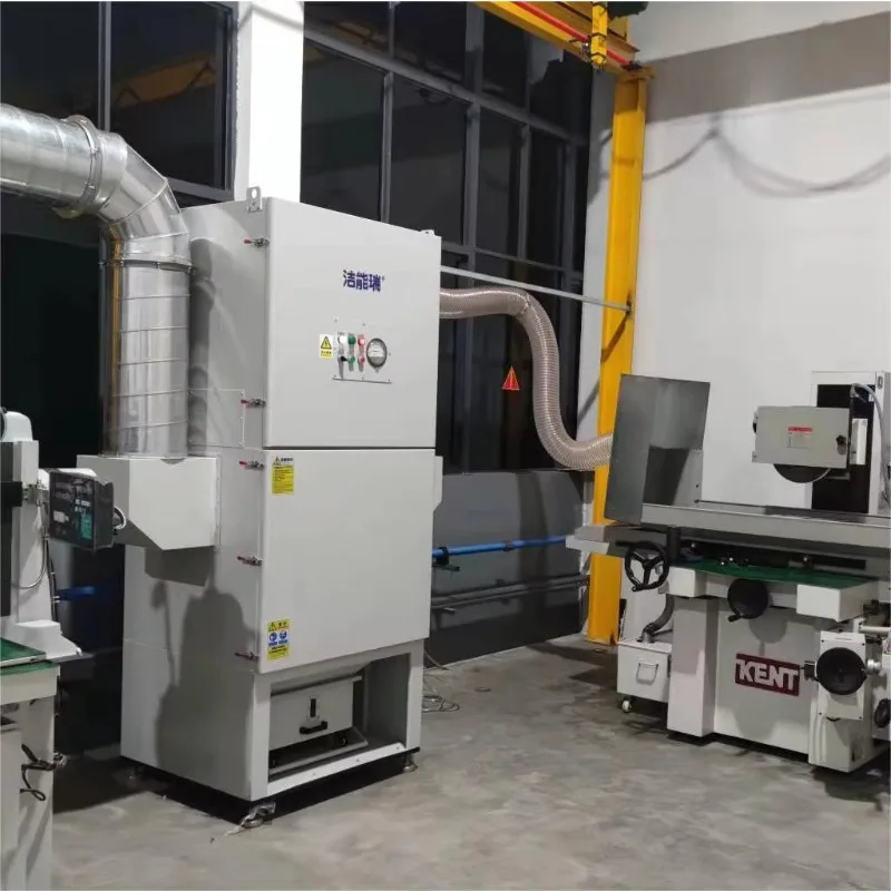 Rimozione automatica della polvere dell'aria del collettore di polveri industriale per la pulizia automatica del getto d'impulso per la macchina da taglio laser