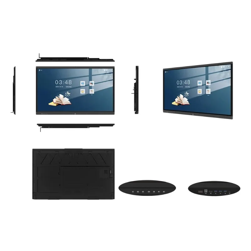 대형 스크린 65인치 4K 3840*2160 안드로이드 텔레비전 스마트 TV 디스플레이 회의 교육 대화형